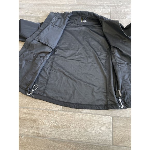 Matterhorn softshell jacket mens xl black windbreaker waterproof Retails $185 - Picture 9 of 10